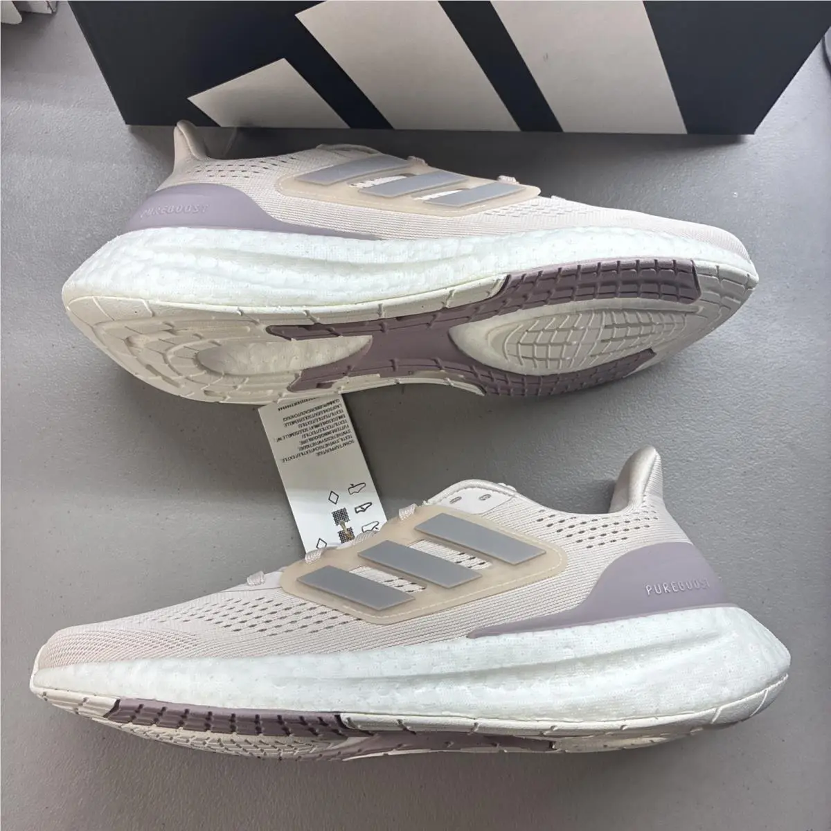 Pureboost 23 W IF1533 Women`s Shoes Size 8 Color Putty/mauve W/ Box by Adidas