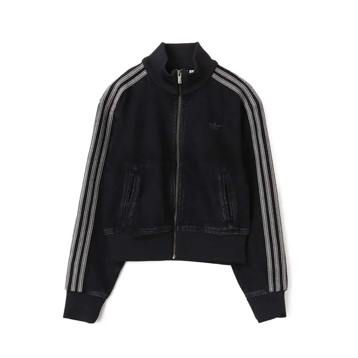 Adidas clothing - adidas Firebird Track Top Denim - JD3110 - Black 6