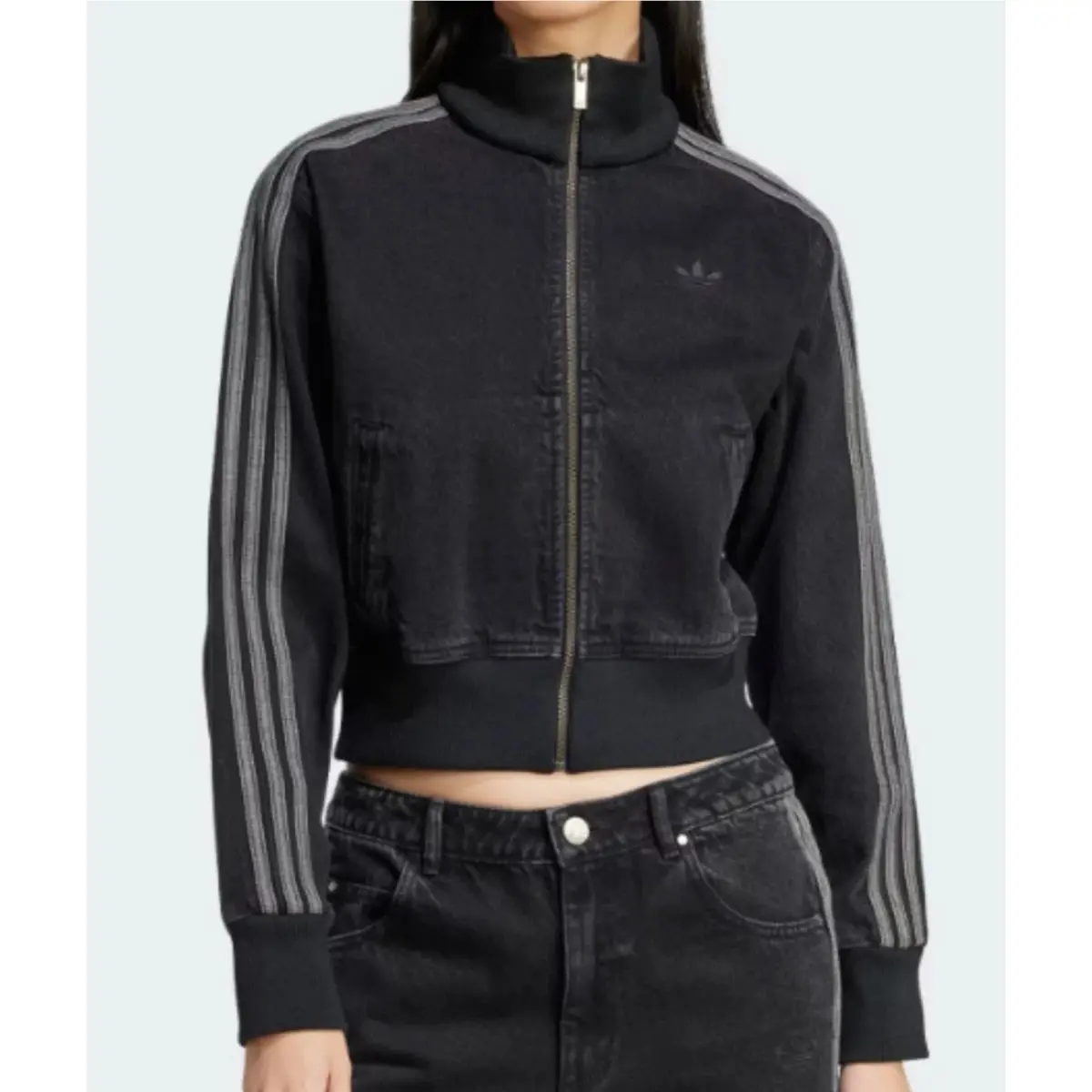 Adidas clothing - adidas Firebird Track Top Denim - JD3110 - Black 0