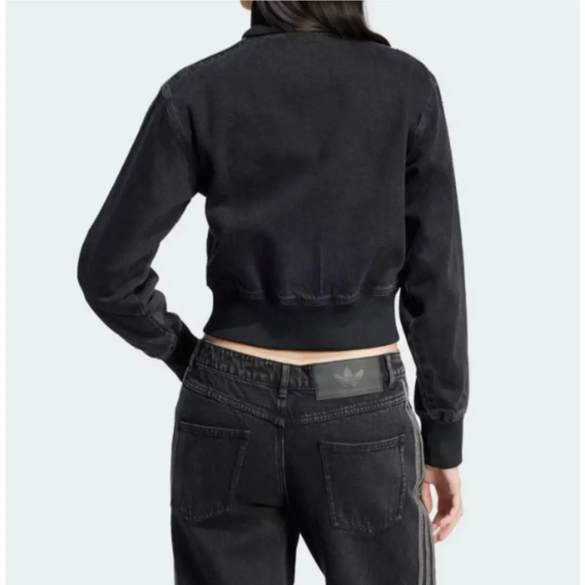 Adidas clothing - adidas Firebird Track Top Denim - JD3110 - Black 2