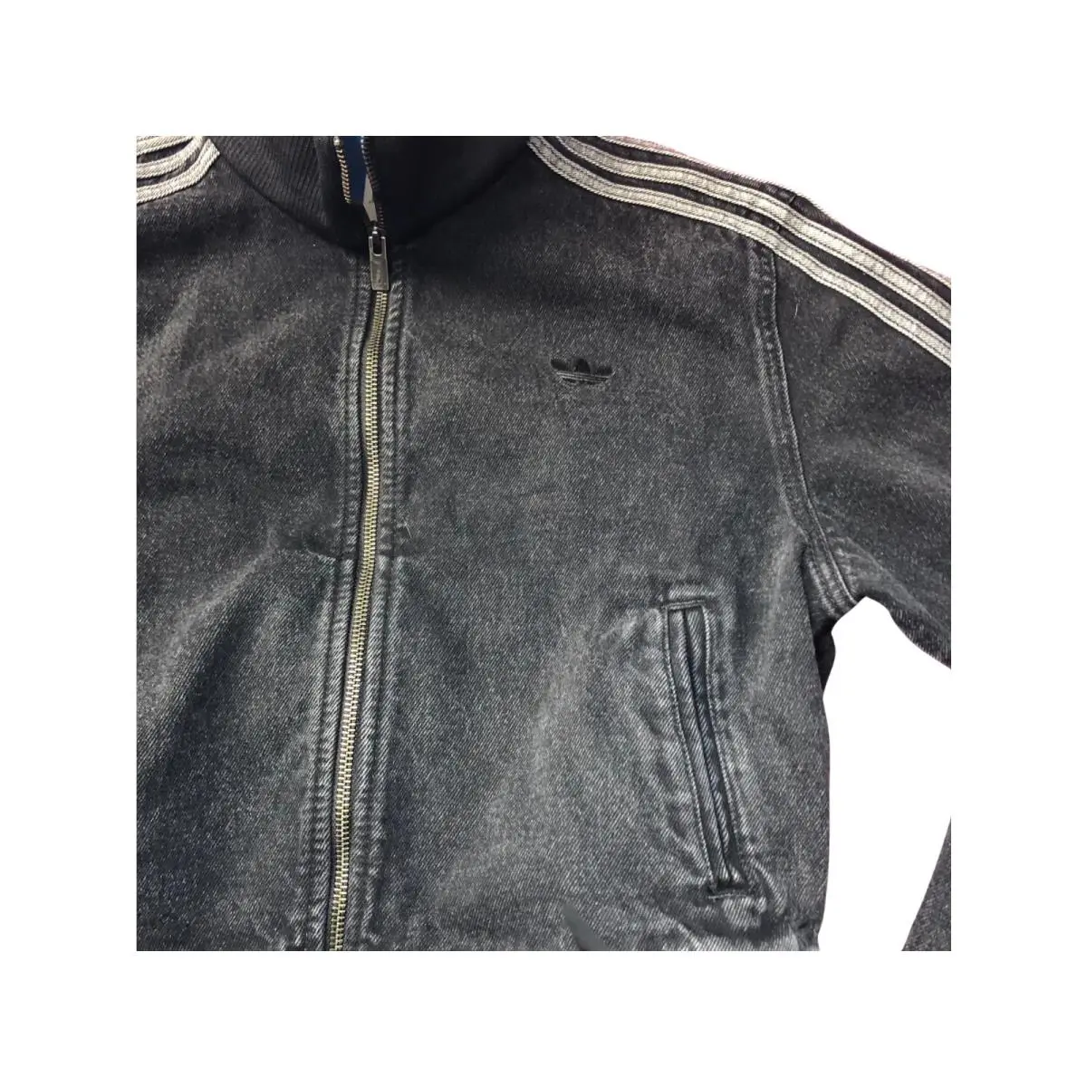 Adidas clothing - adidas Firebird Track Top Denim - JD3110 - Black 3