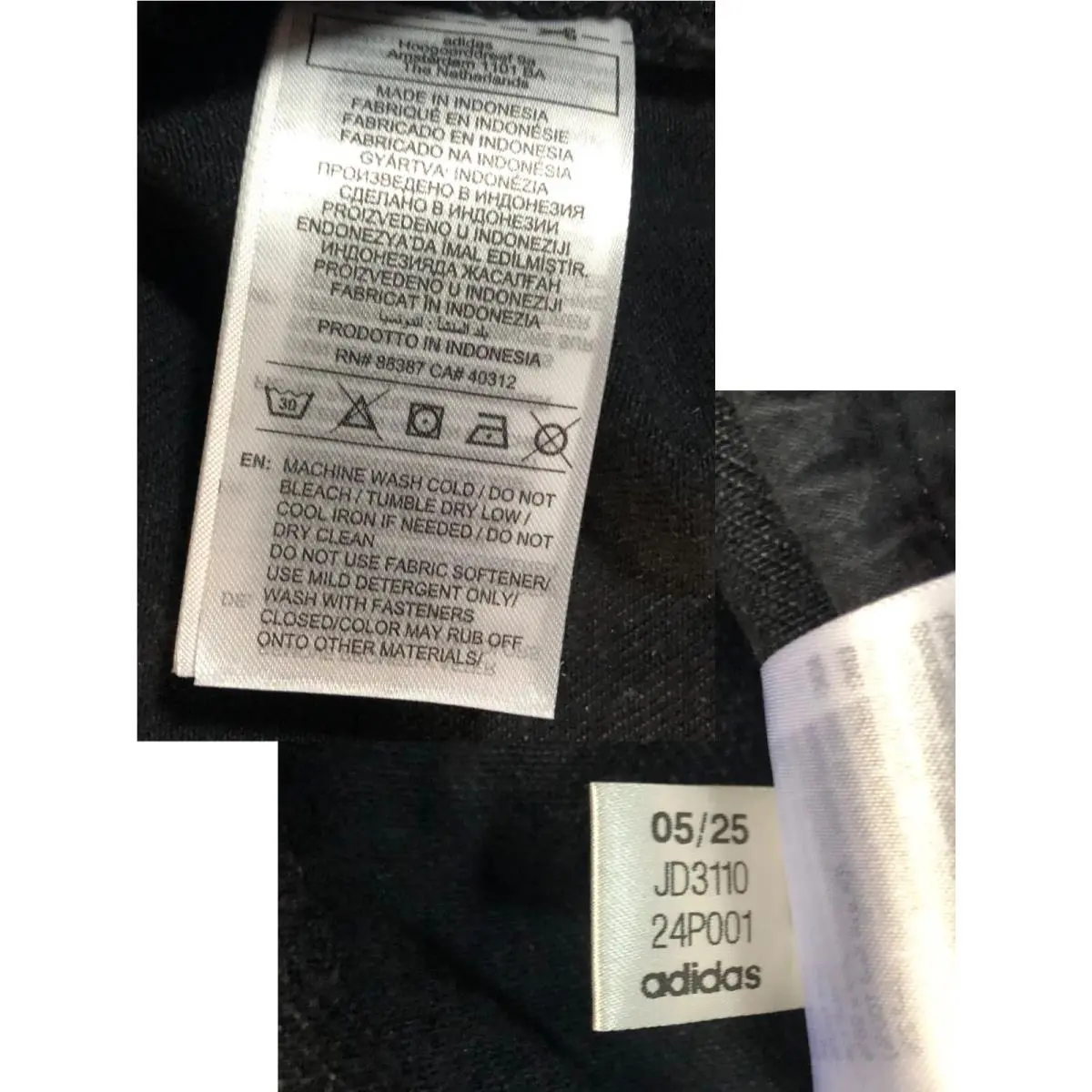Adidas clothing - adidas Firebird Track Top Denim - JD3110 - Black 5
