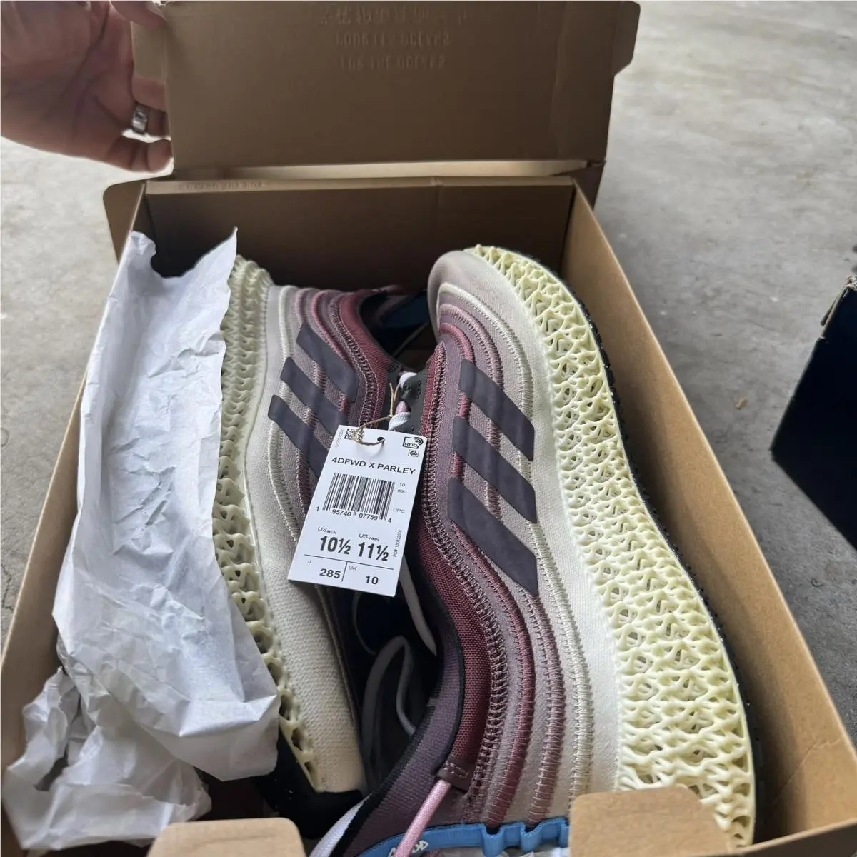 Adidas shoes - adidas 4DFWD - Gy8424 - Burgundy / Shadow Maroon / Wonder Red 1