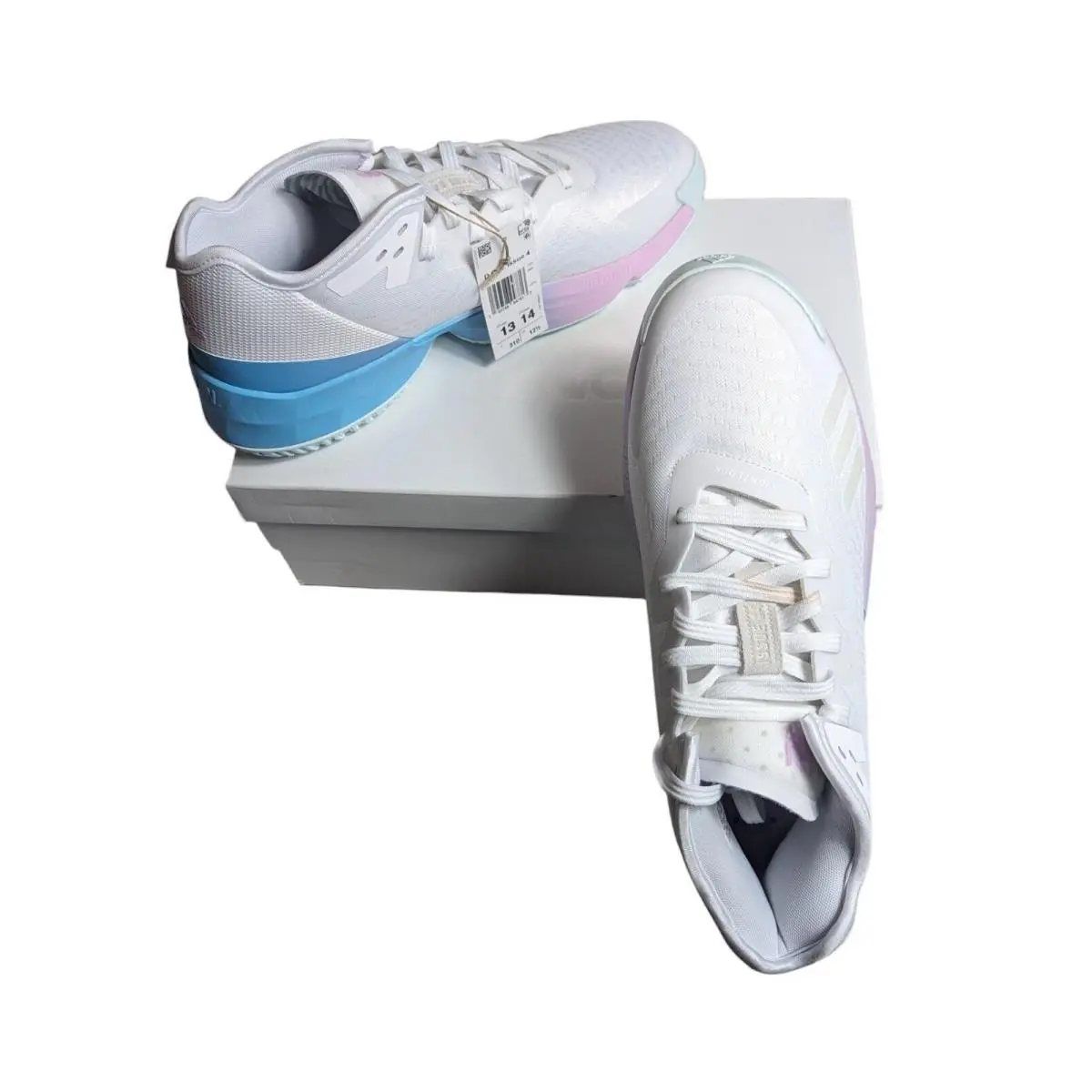 D.o.n Issue 4 White/blue Basketball Shoes Men’s Size 11 HQ8991 by Adidas