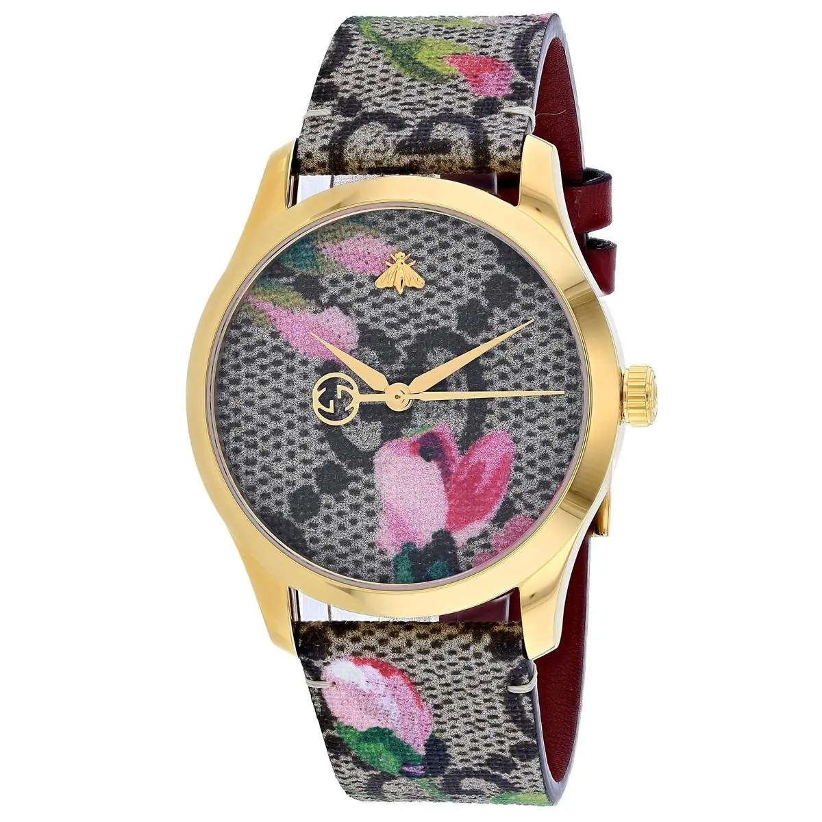 Women`s G-timeless Brown Dial Watch - YA1264038A by Gucci