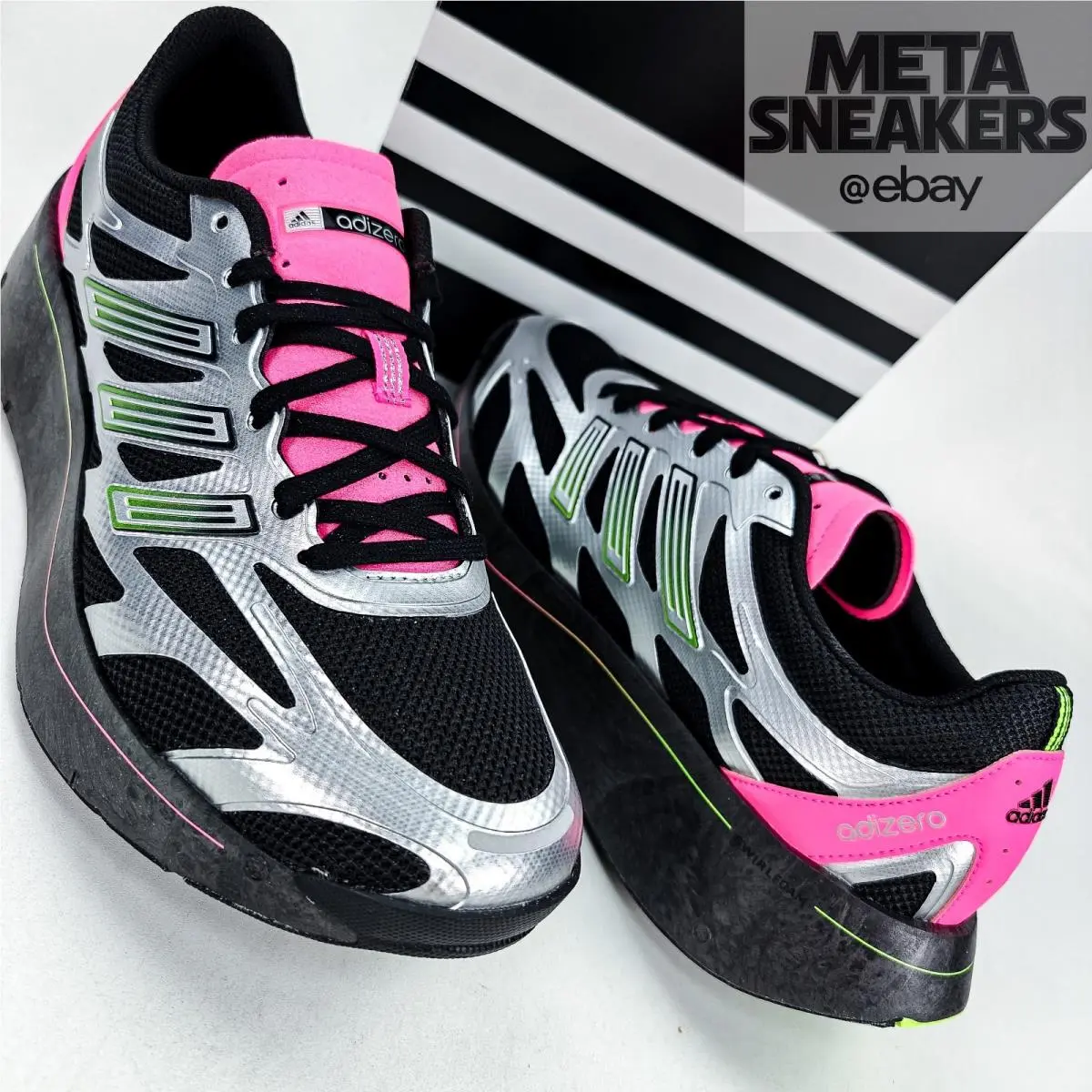 Adidas shoes - Adidas Adizero Aruku - Adizero Aruku - JQ2110 - Black 4