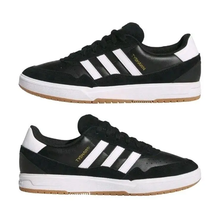 Adidas shoes - adidas Tyshawn Low - Tyshawn Low - JI0846 - Core Black/Cloud White/Gum (UPC: 197615815508) 5