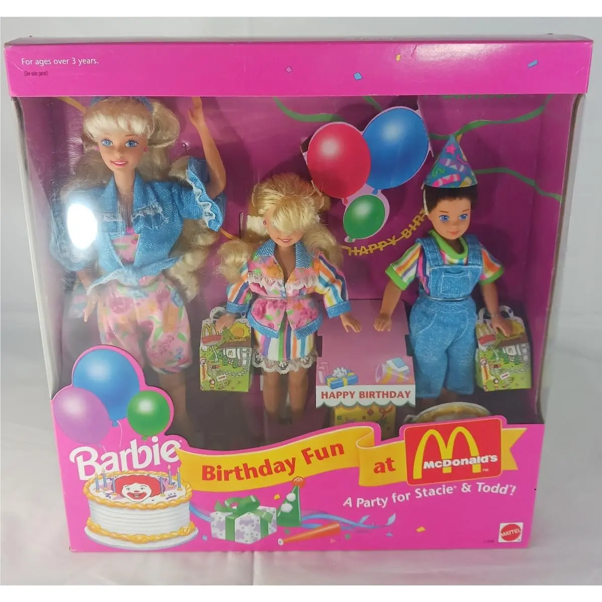 1993 Barbie Birthday Fun At Mcdonald`s A Party For Stacie and Todd