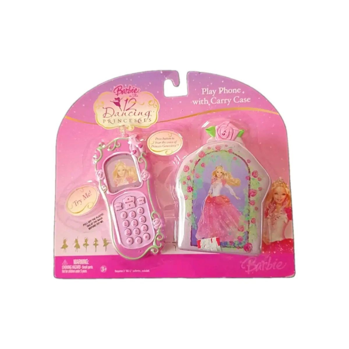 2006 Mattel Barbie In The 12 Dancing Princesses Play Phone Case Rare