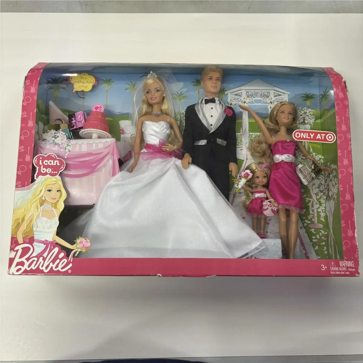 Barbie i Can Wedding Bride Doll Set Target Exclusive 2010 Mattel T3841