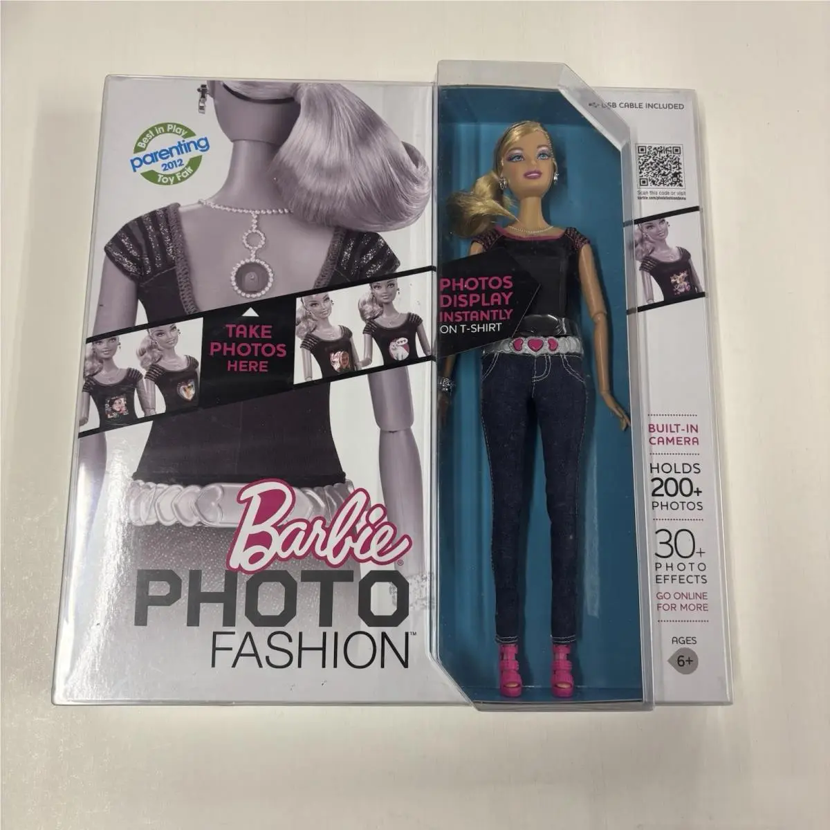 2009 Mattel Barbie Photo Fashion Doll W Built In Camera 200+ Photos