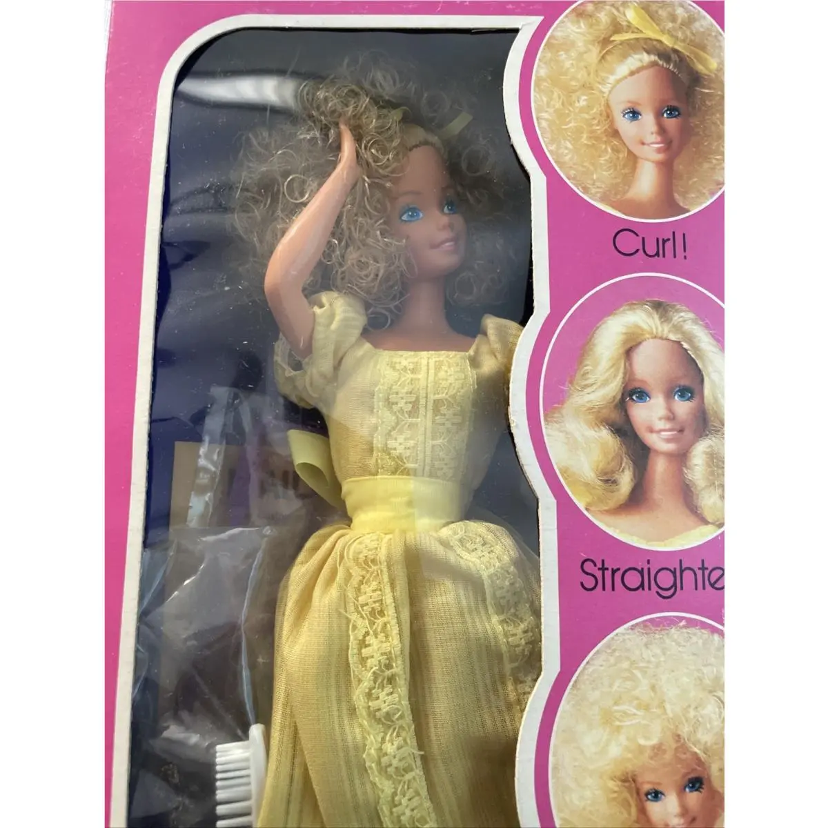 Mattel Barbie Magic Curl Doll 1981 Vintage No. 3856 with Blonde Hair