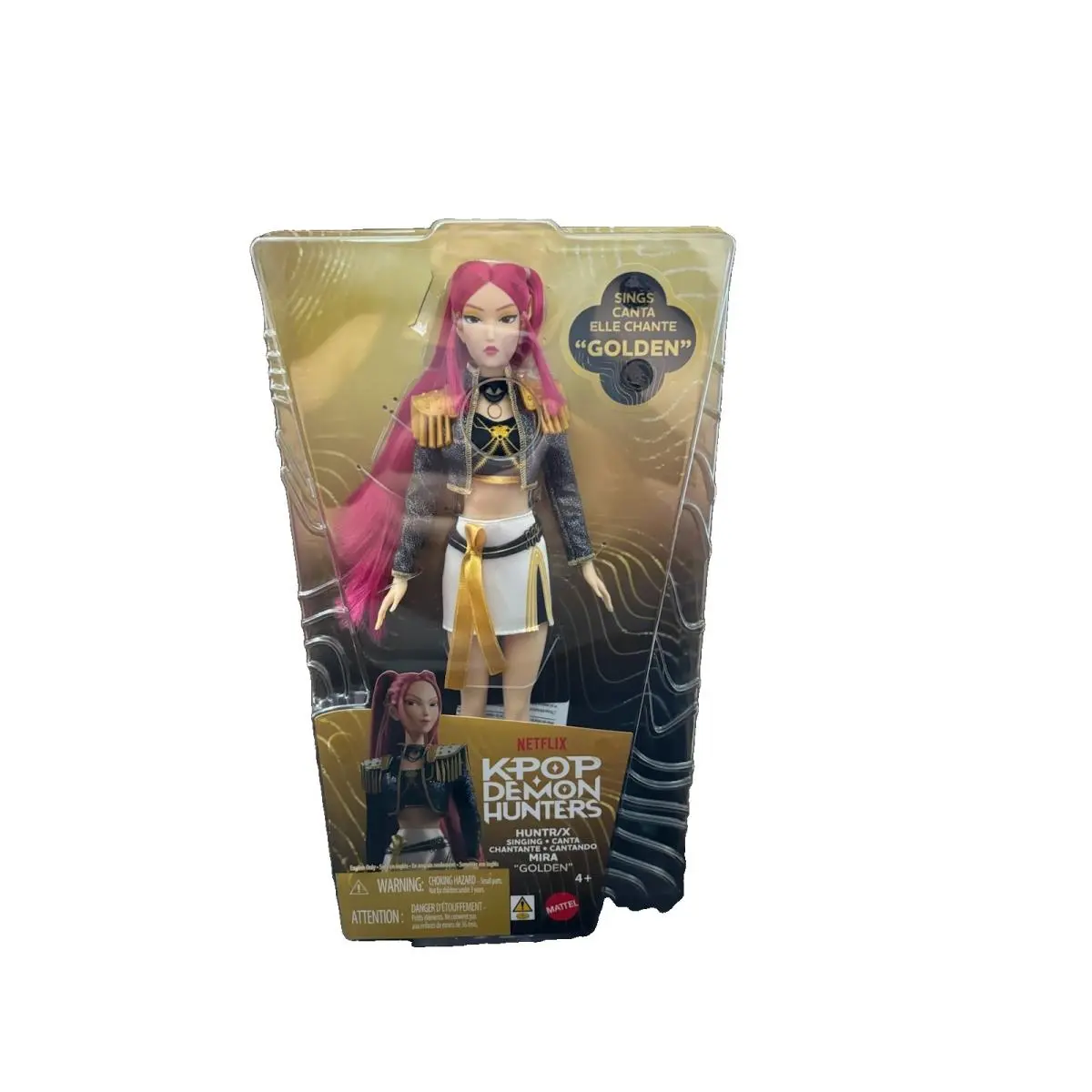 Kpop Demon Hunters Huntr/x Mira Golden Singing Fashion Doll
