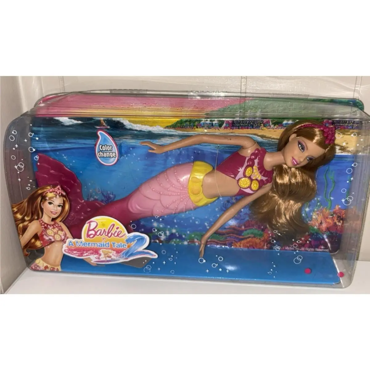 2011 Barbie A Mermaid Tale 2 Color Changing Fin Doll Mattel W2904 Gift
