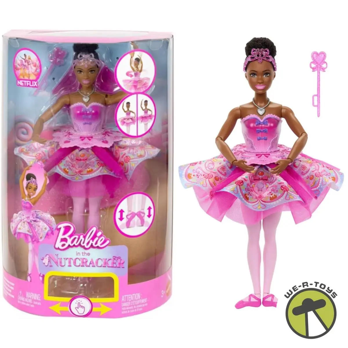 Barbie in The Nutcracker Sugar Plum Doll with Tutu and Ballerina Accessories