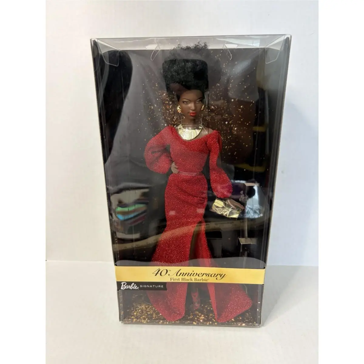 40th Anniversary First Black Barbie Doll 2019 Mattel GLG35 Nrfb