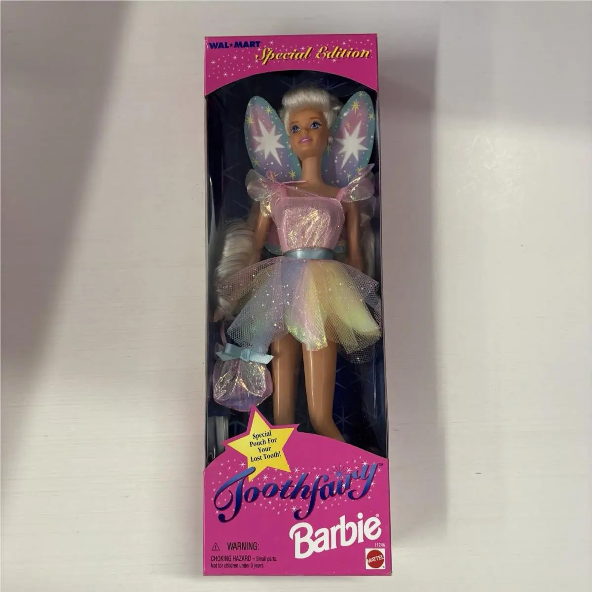 1996 Toothfairy Barbie Puppe / Zahnfee / Wal Mart Exclusive / Mattel 17246 Nrfb