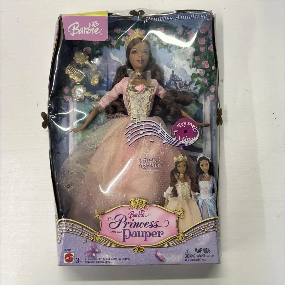 Barbie Princess Anneliese Doll Princess and The Pauper 2004 B5769 Collector Toy