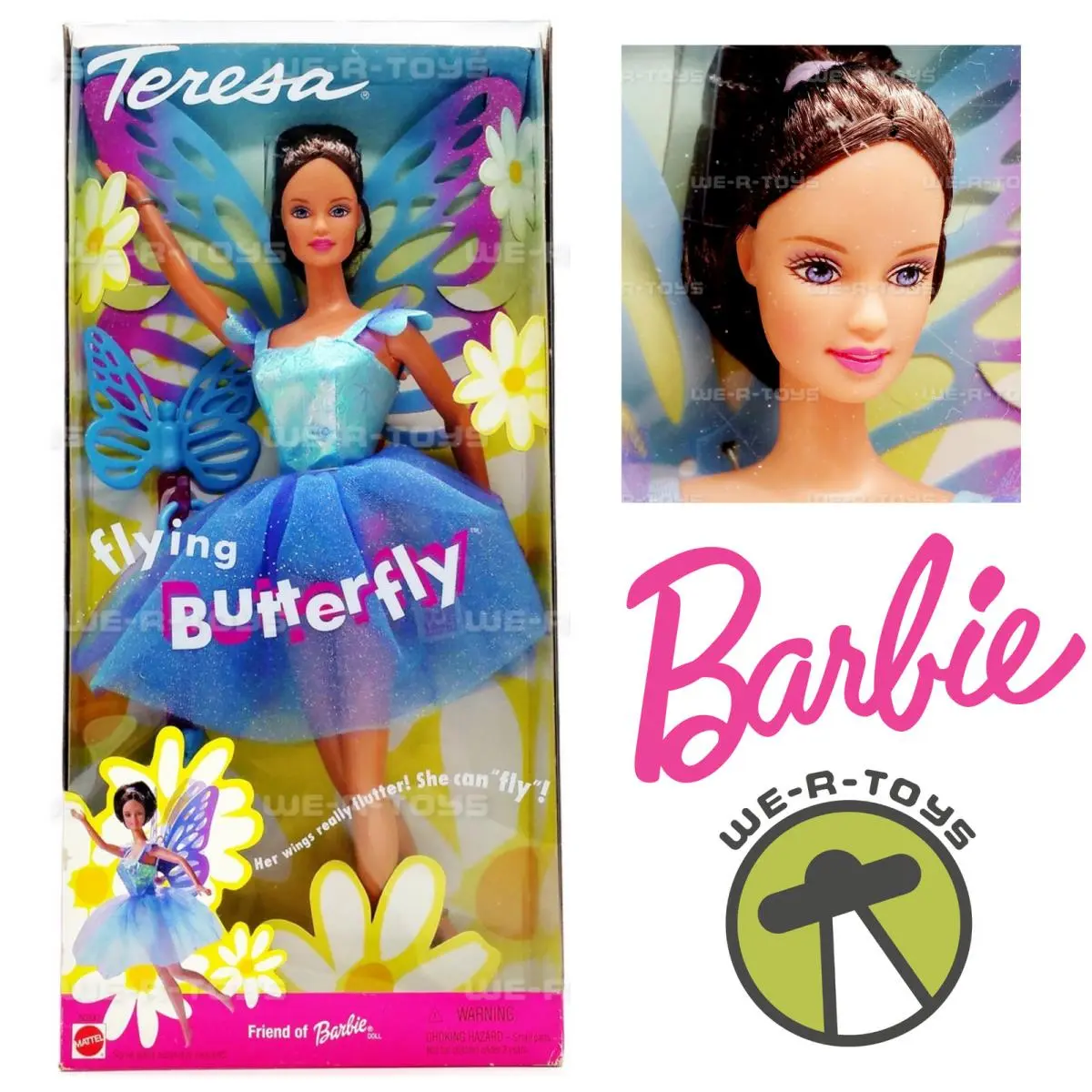 Flying Butterfly Theresa Friend of Barbie Doll 2000 Mattel 50347