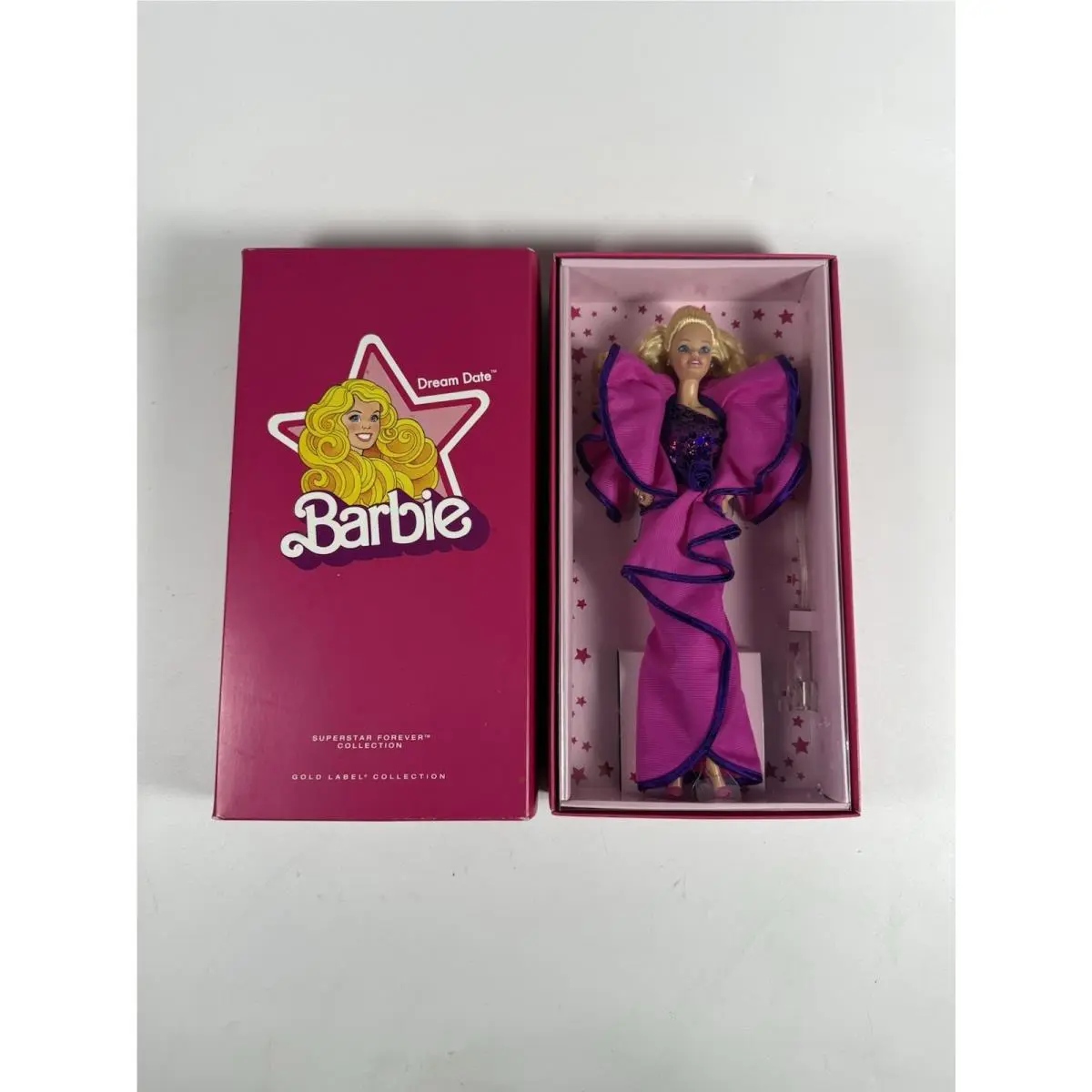2015 Mattel CHT05 Dream Date Barbie Superstar Forever Collection Gold Label Nrfb