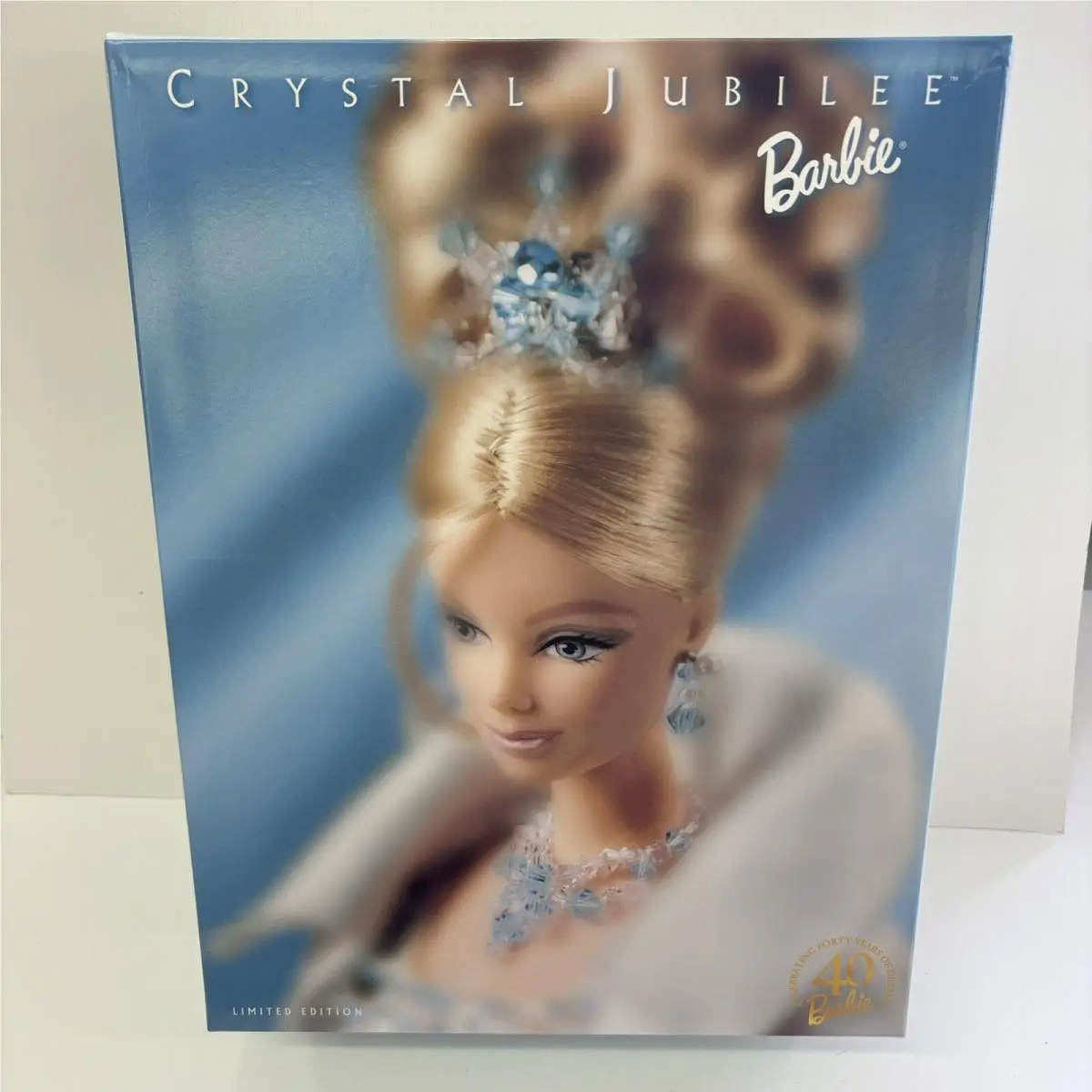 1999 Mattel Crystal Jubilee Barbie Limited Edition 21923 40th Anniversary