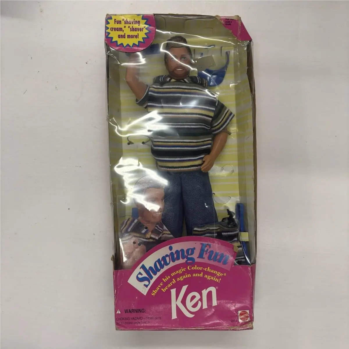 Mattel Shaving Fun Ken Barbie Fashion Doll 12 1994 Color Change W/ Accessories