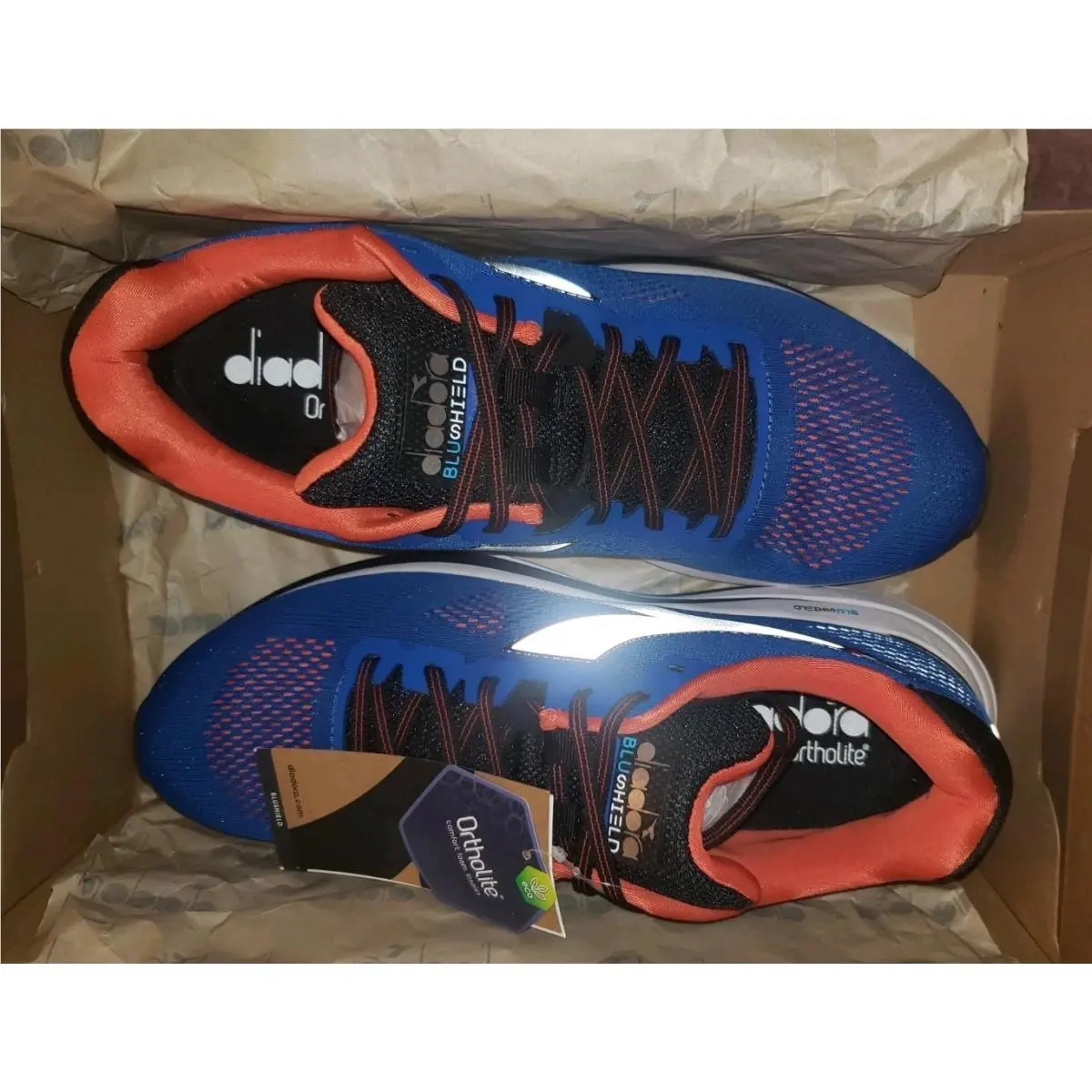 Diadora shoes - Diadora Mythos Blushield 7 Vortice Running - 101 178060 01 C9215 - Blue 9