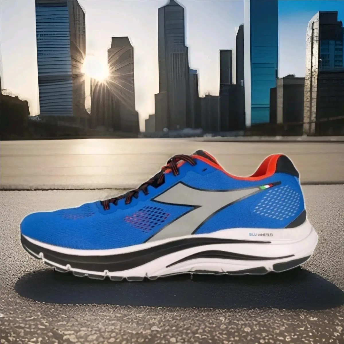 Diadora shoes - Diadora Mythos Blushield 7 Vortice Running - 101 178060 01 C9215 - Blue 0