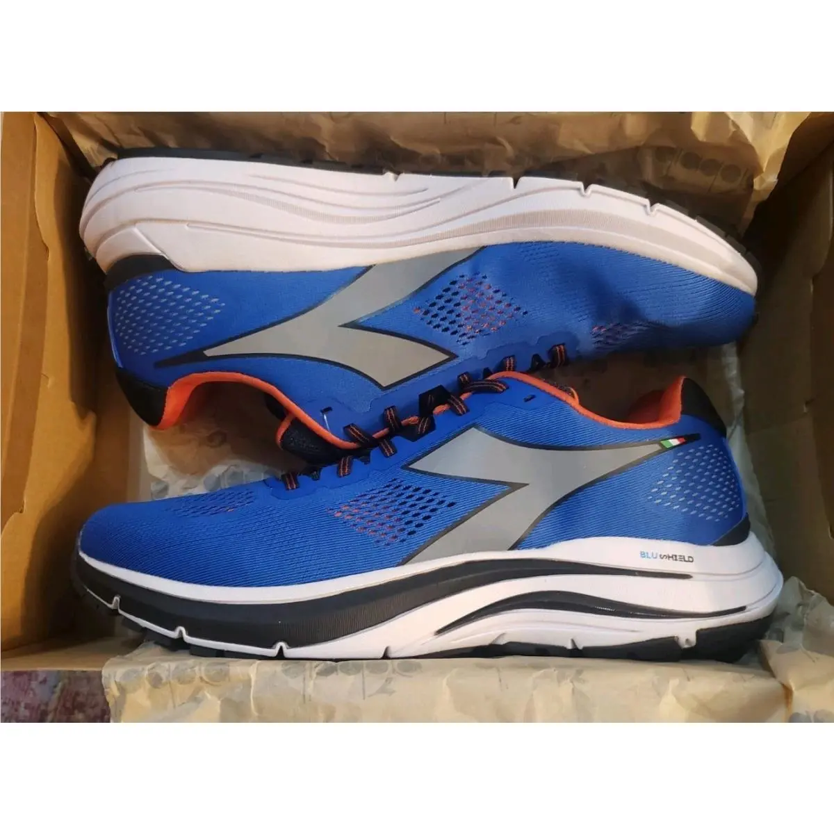 Diadora shoes - Diadora Mythos Blushield 7 Vortice Running - 101 178060 01 C9215 - Blue 23
