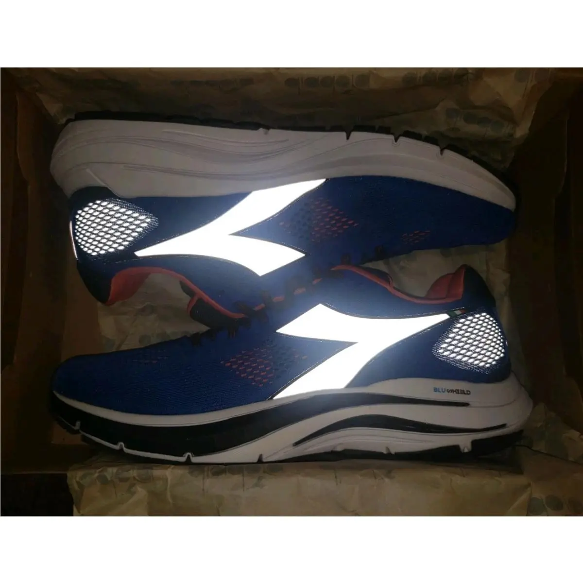 Diadora shoes - Diadora Mythos Blushield 7 Vortice Running - 101 178060 01 C9215 - Blue 24