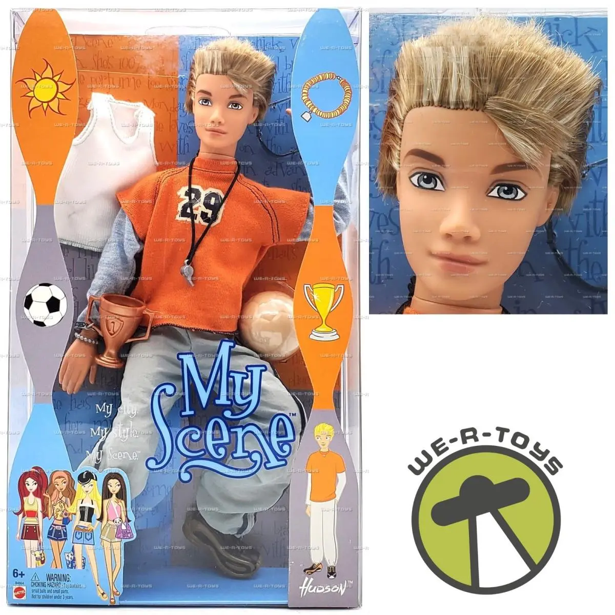 My Scene Spring Break Hudson Doll 2003 Mattel B4864