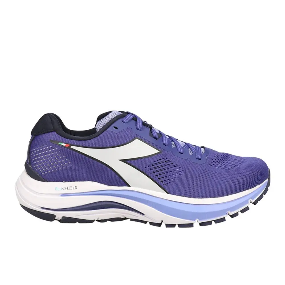 Diadora Mythos Blushield 7 Vortice Running Womens Blue Sneakers Athletic Shoes