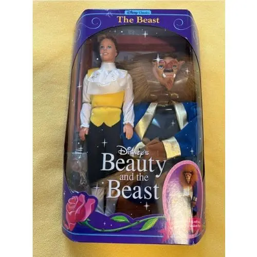 Disney Beauty The Beast Ken Doll Mattel Barbie Vintage 1991