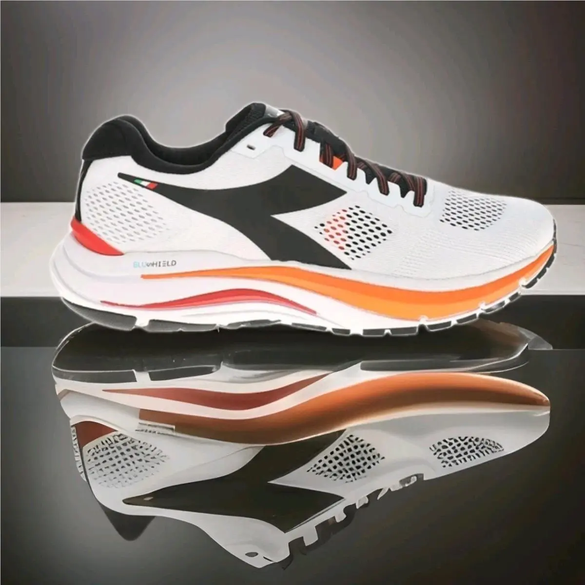 Diadora shoes - DIADORA Mythos - Mythos - 178060-C9804 - WHITE / ORANGE / BLACK / RED 4