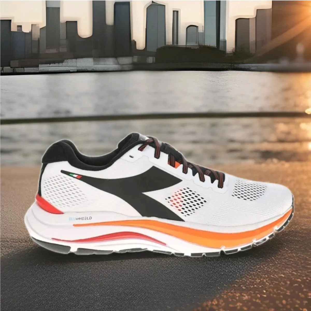 Diadora shoes - DIADORA Mythos - Mythos - 178060-C9804 - WHITE / ORANGE / BLACK / RED 21