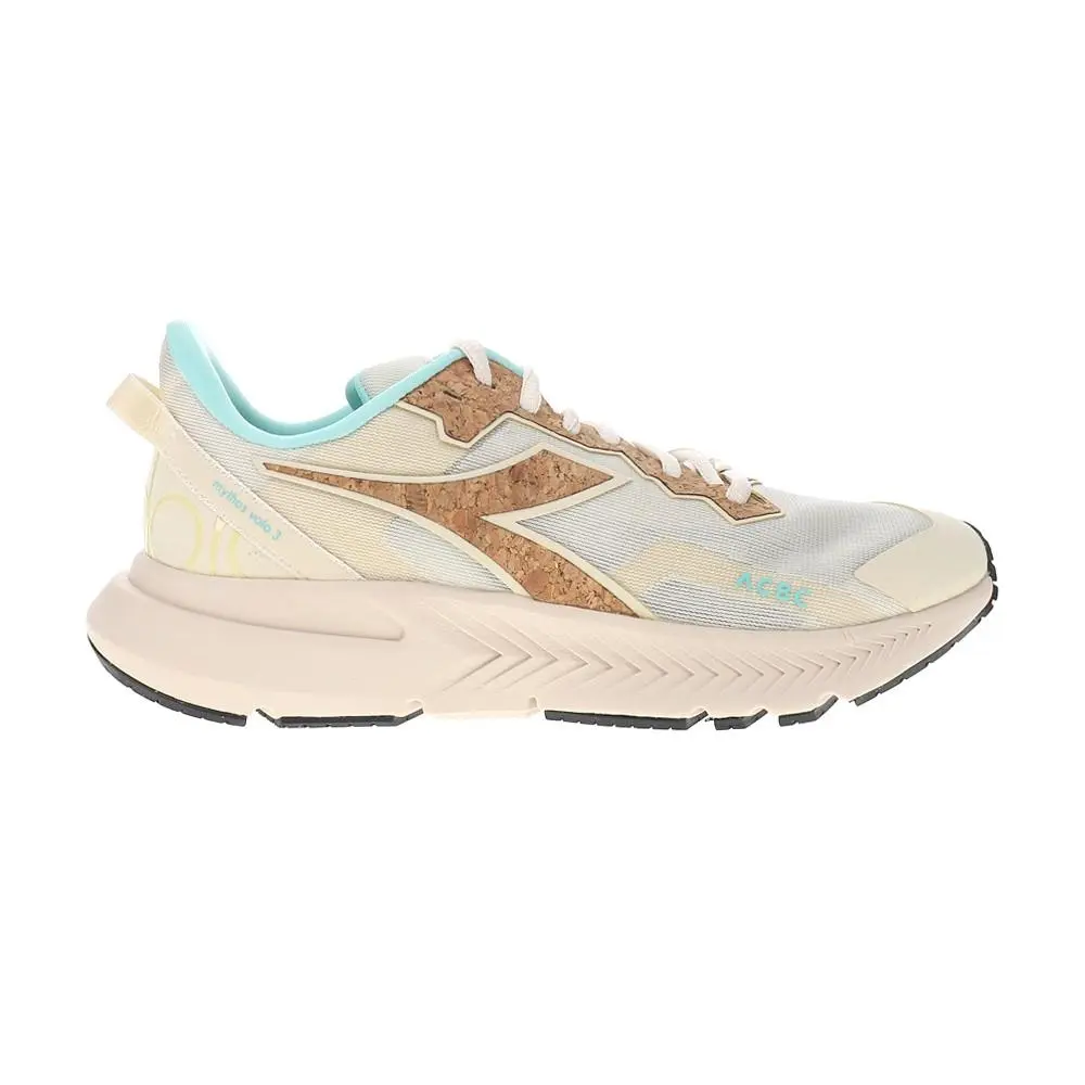 Diadora X Acbc Mythos Blushield Volo 3 Running Womens Beige Grey Sneak
