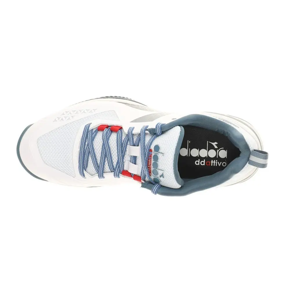 Diadora shoes - diadora Blushield Torneo 2 Clay Tennis - 179504-D0842 - Blue, White 2