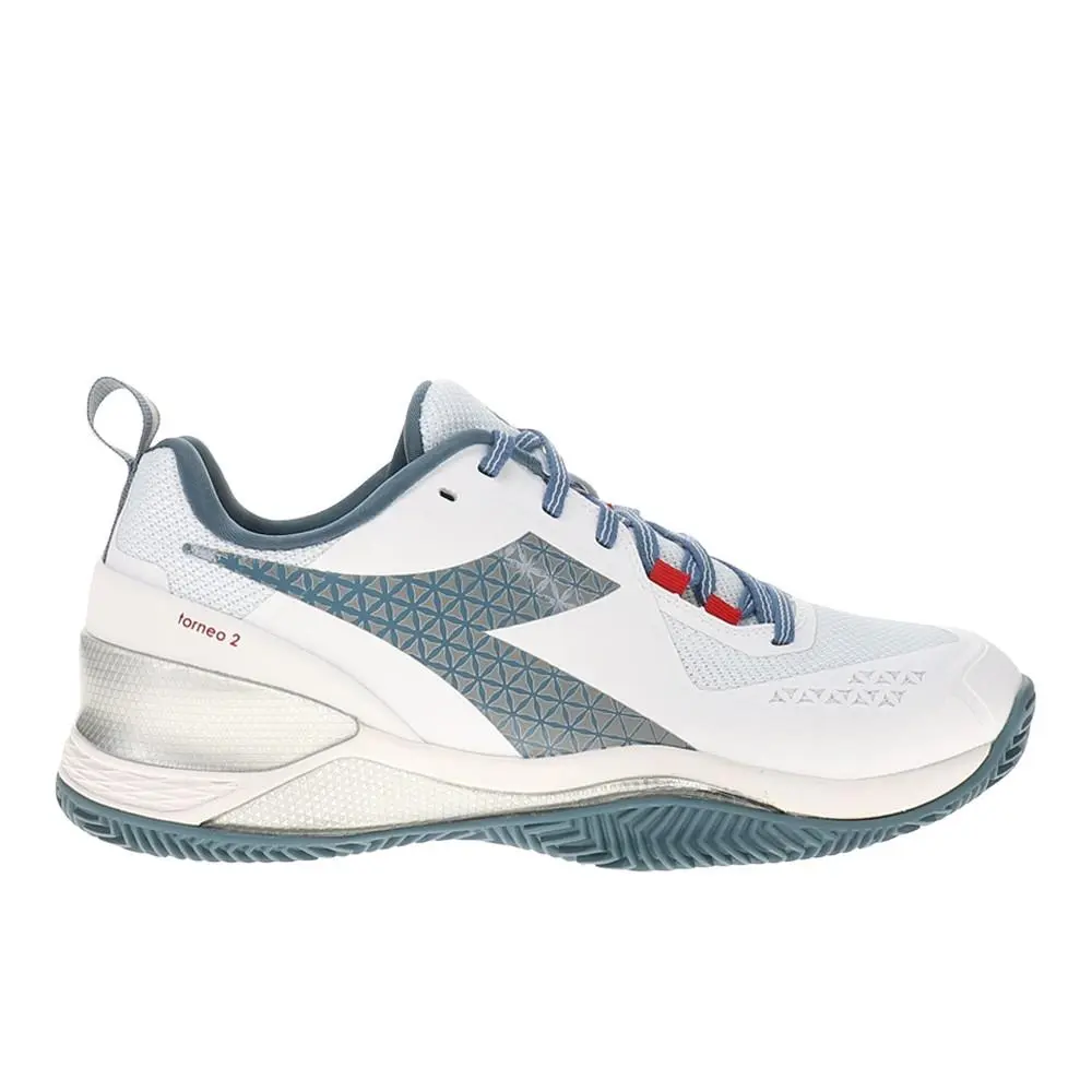Diadora shoes - diadora Blushield Torneo 2 Clay Tennis - 179504-D0842 - Blue, White 4
