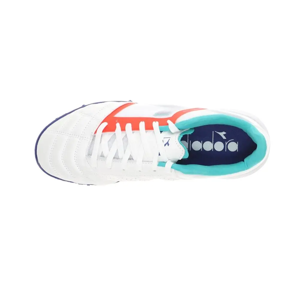 Diadora shoes - diadora Brasil Sala Cup Turf Soccer - 179609-C2433 - White 2