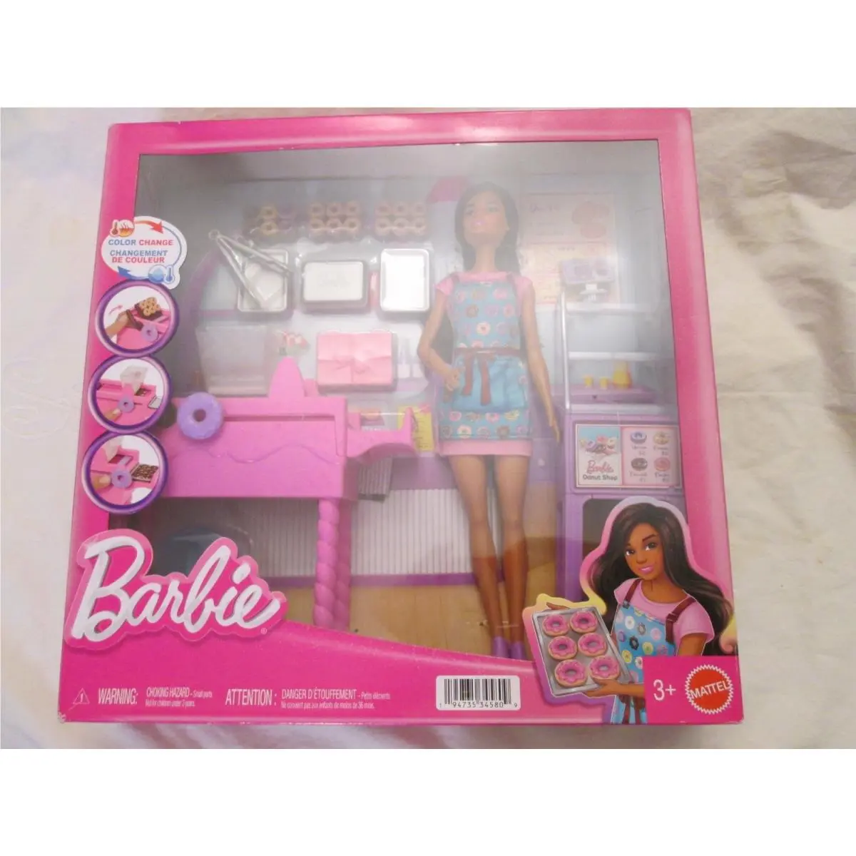 Barbie Careers Donut Shop Playset Doll Accessories Nrfb Neysa JKB50