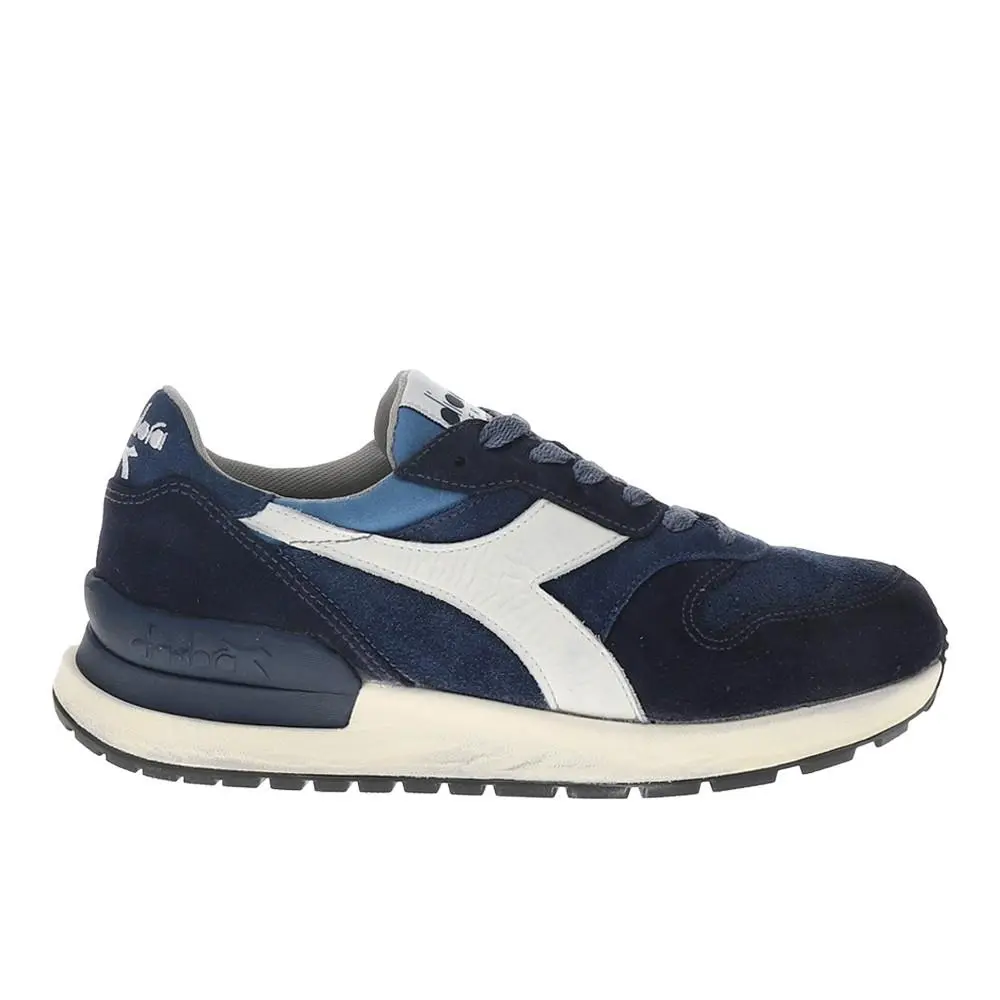 Diadora Conquest Suede Sw Lace Up Mens Blue Sneakers Casual Shoes 180893-60072