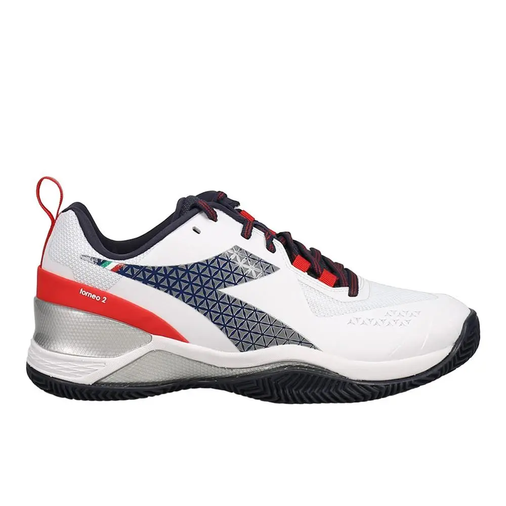 Diadora shoes - diadora Blushield Torneo 2 Clay Tennis - 179504-D0274 - White 4