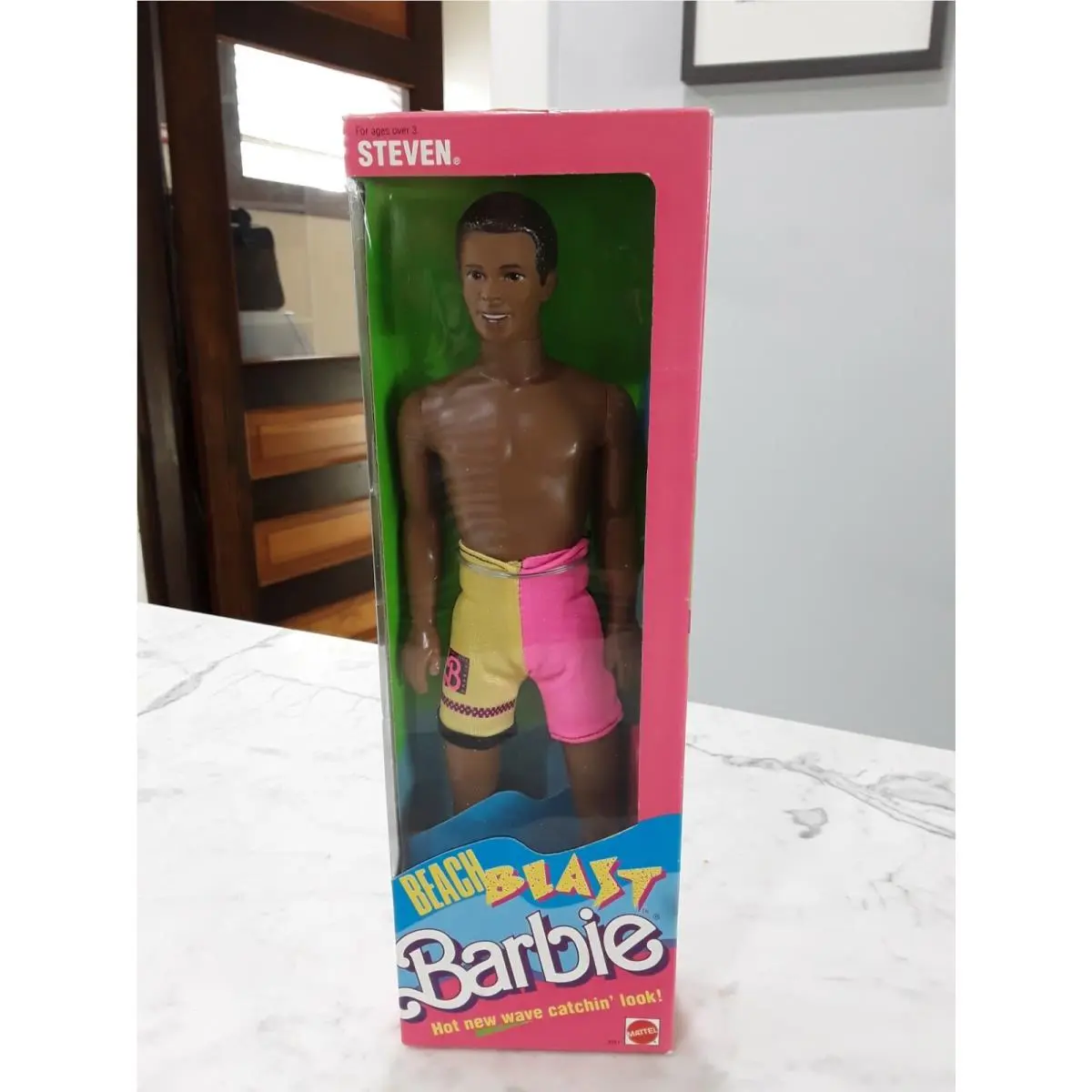 Barbie Doll Steven 3251 Beach Blast 1988 Mattel Box Never Opened