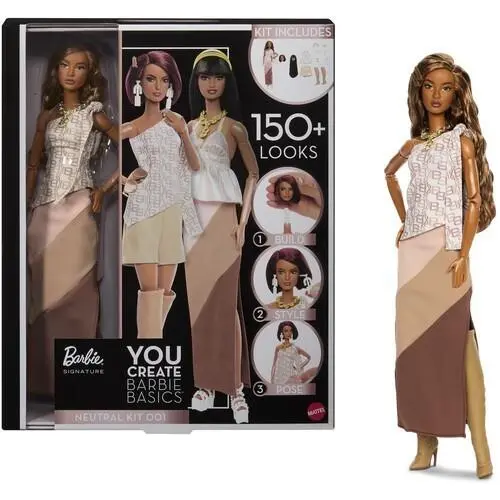 WB Mattel - Barbie Signature You Create Barbie Basics Neutral Kit 001