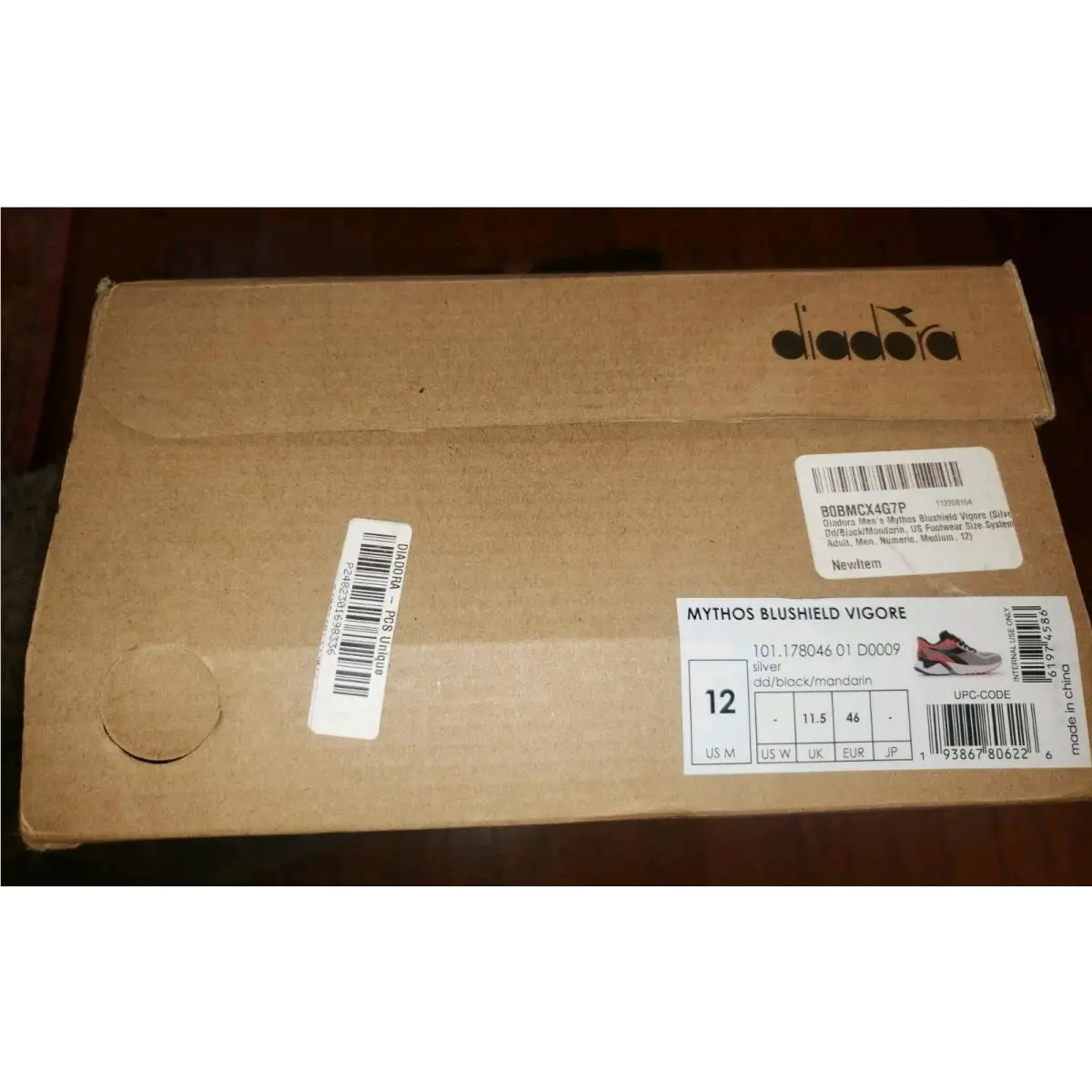 Diadora shoes - Diadora Mythos Blushield Vigore - Mythos Blushield Vigore - 101178046 01 D0009 - Orange (UPC: 193867806226) 14
