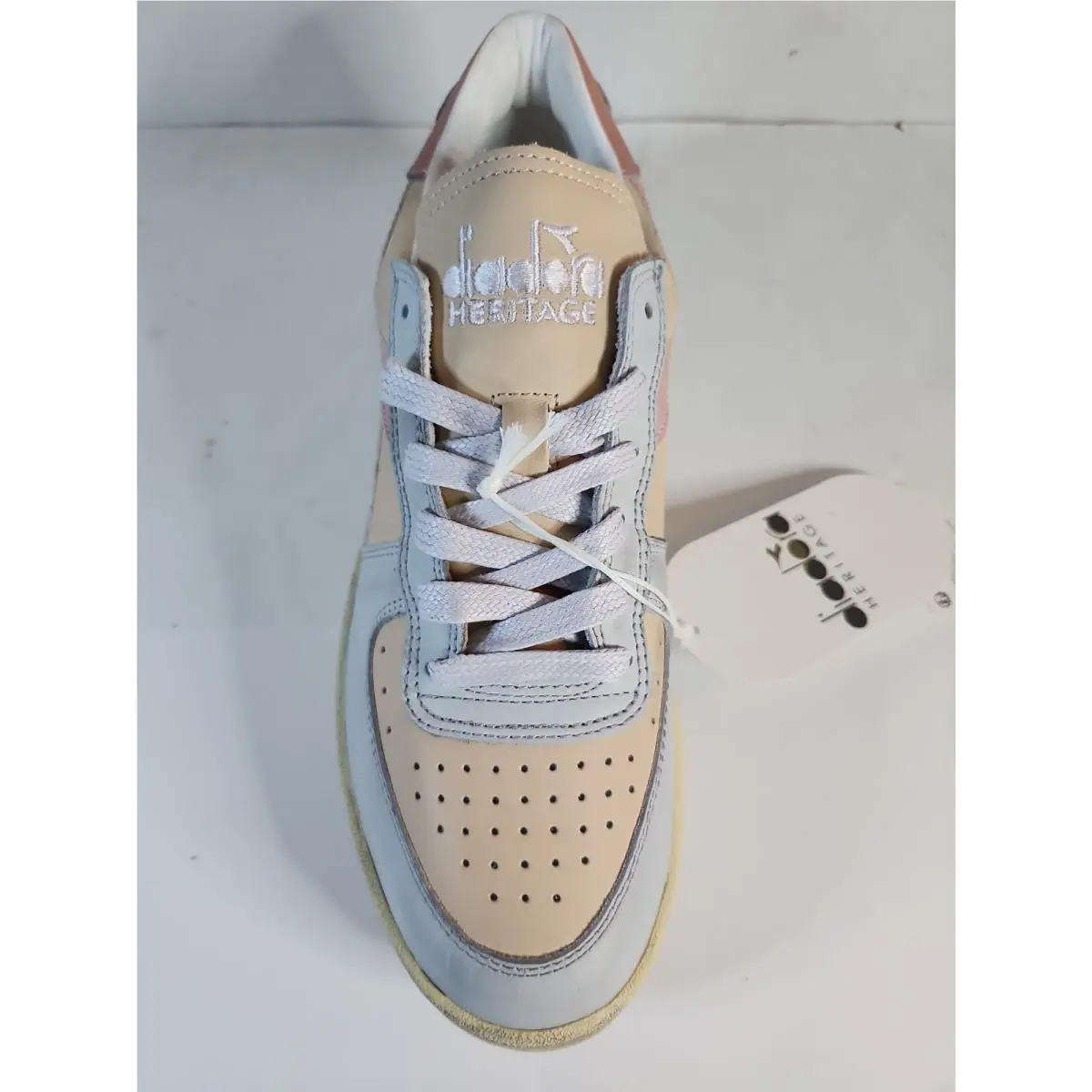 Diadora shoes - diadora Mi Basket Low Used - 179043-50015 - Orange 4