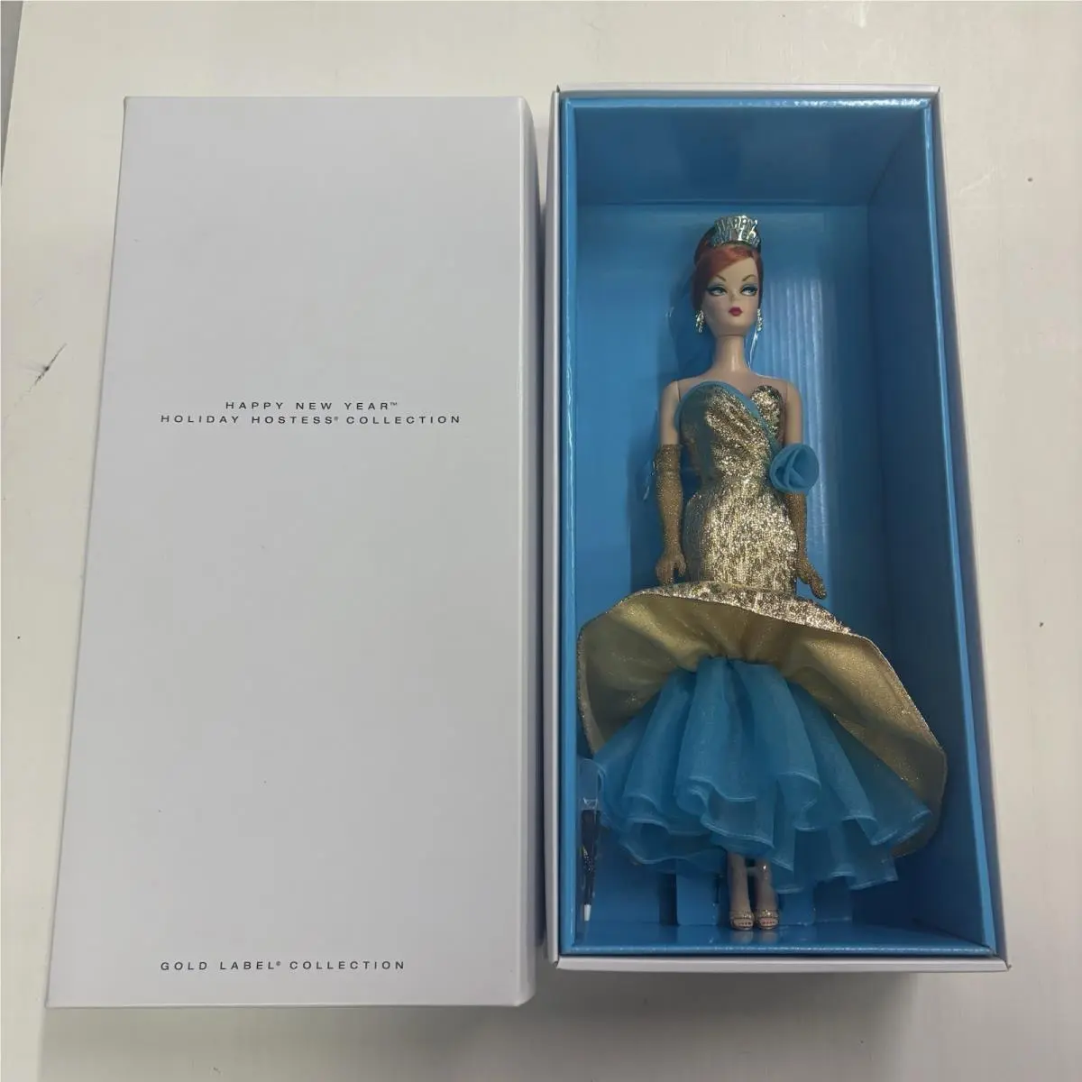 Barbie Girl Doll Mattel 2013 Happy Year Barbie Doll Holiday Hostess X8282