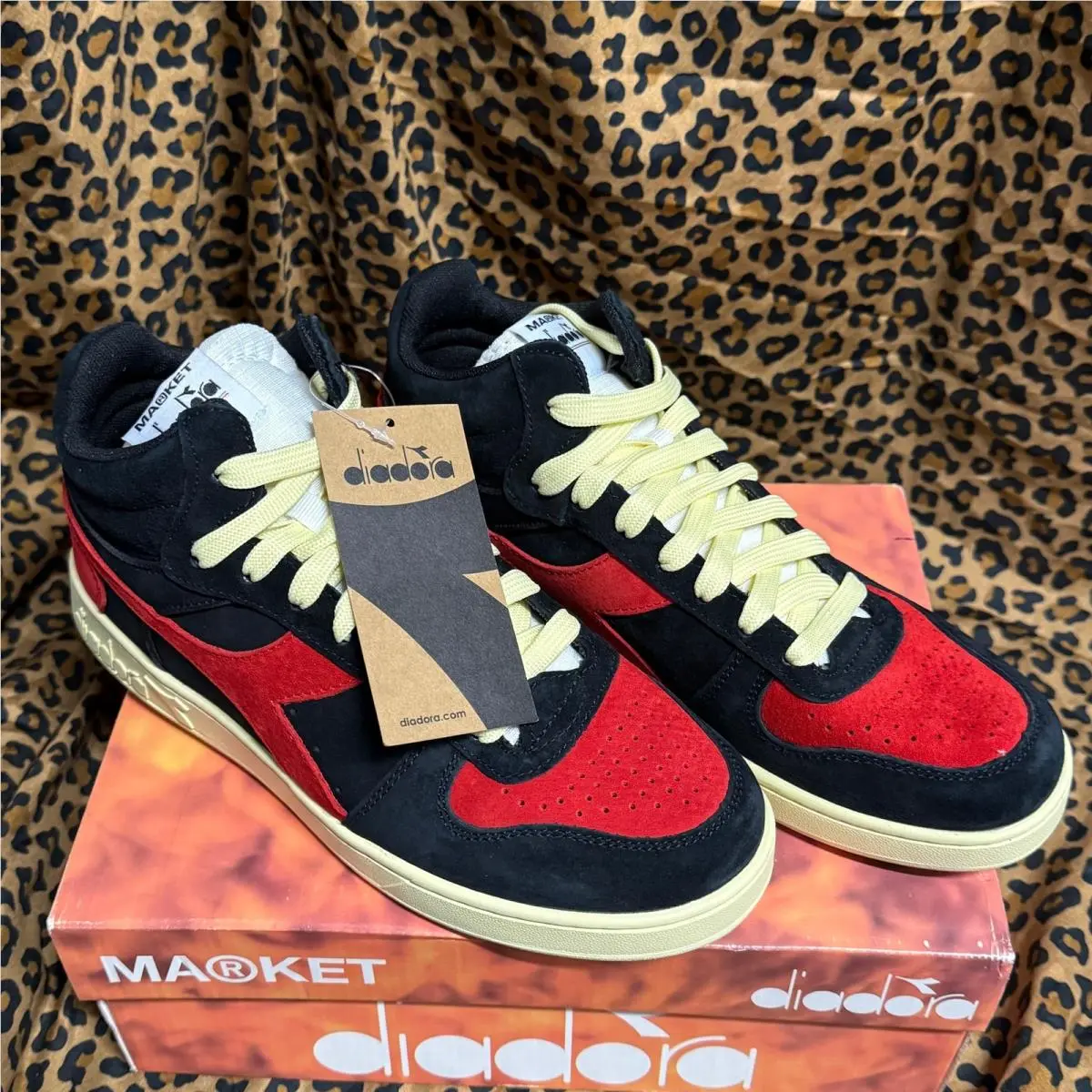 Marvel × Market × Diadora Ghost Rider Sneaker – Deadstock Size 8 – Rare Collab