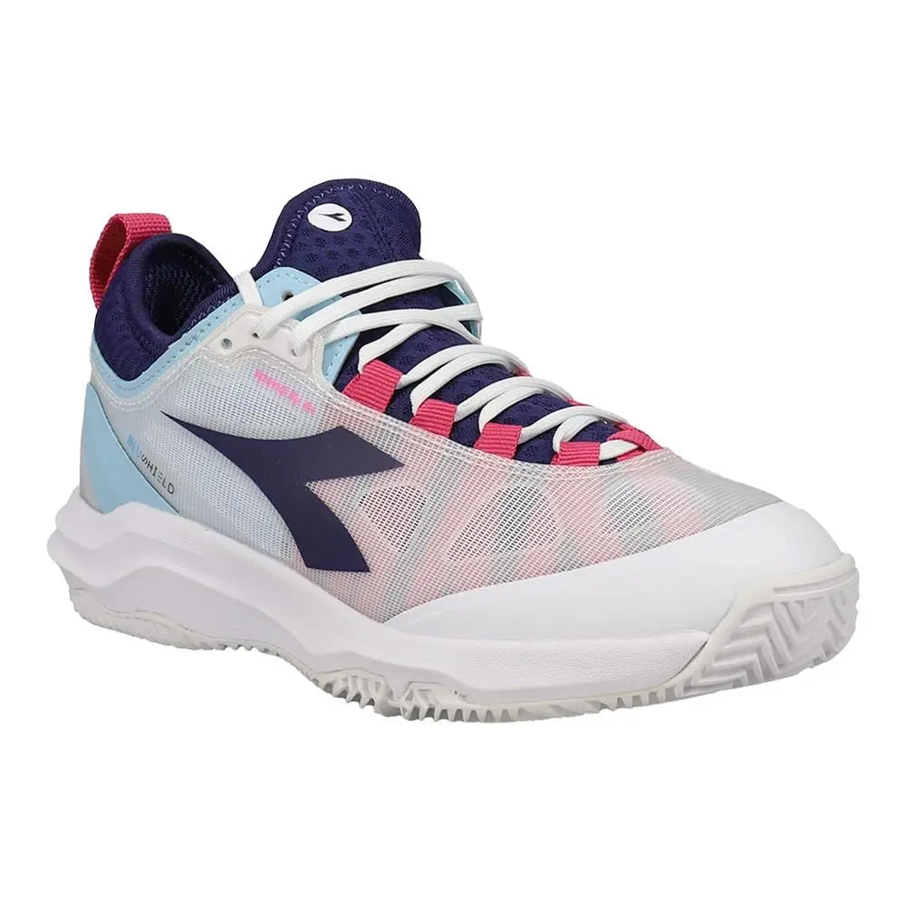 Diadora shoes - diadora Speed Blushield Fly 4 Plus Clay Tennis - 179508-D0257 - White (UPC: 193867934912) 0