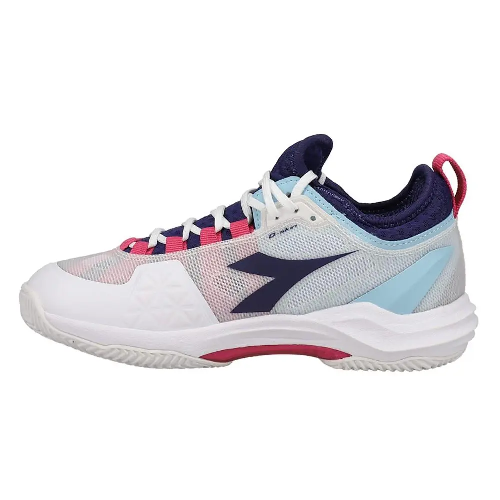 Diadora shoes - diadora Speed Blushield Fly 4 Plus Clay Tennis - 179508-D0257 - White (UPC: 193867934912) 1